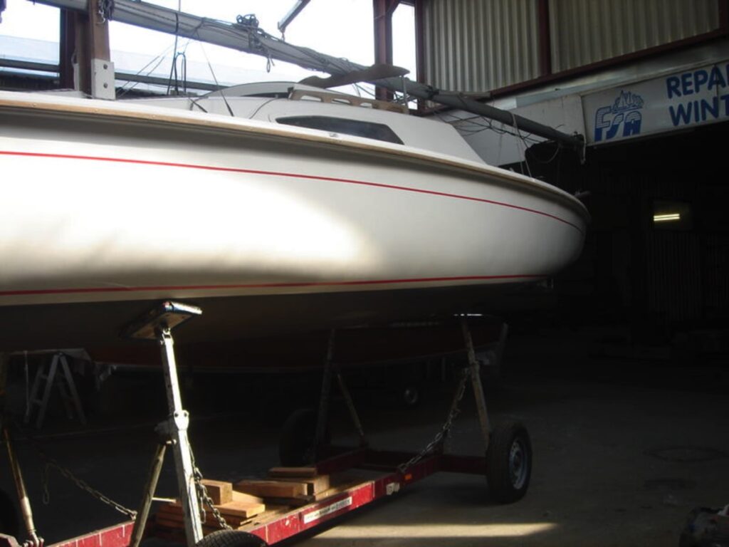 Unterwasseranstrich R-Boot