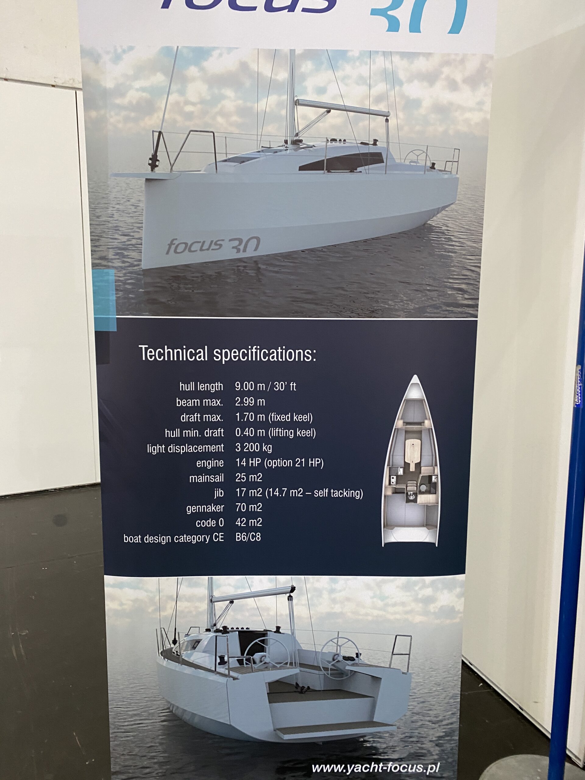 segelboot focus 30